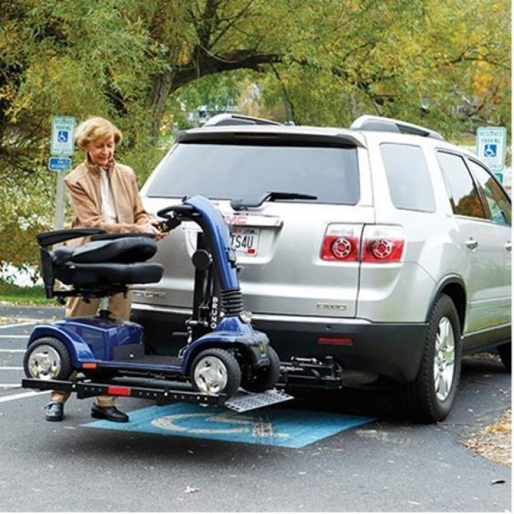 Used BRUNO Out-Sider ASL-250A/B & ASLHTP- Exterior Scooter & Powerchair Lift & Carrier