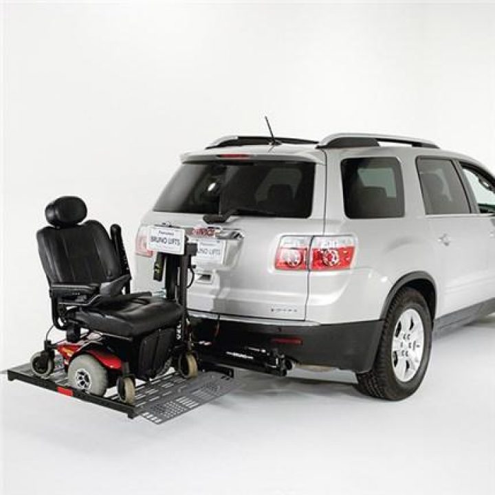 Used BRUNO Out-Sider ASL-250A/B & ASLHTP- Exterior Scooter & Powerchair Lift & Carrier