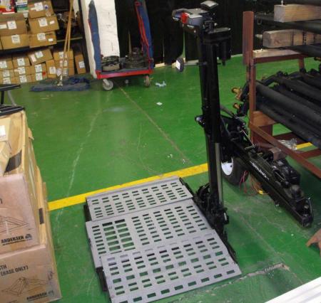 Used BRUNO Out-Sider ASL-250A/B & ASLHTP- Exterior Scooter & Powerchair Lift & Carrier