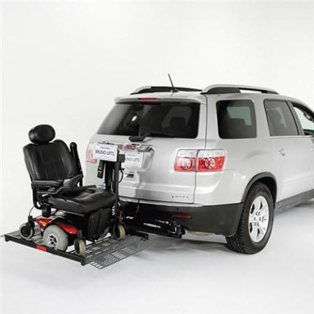 Used BRUNO Out-Sider ASL-250A/B & ASLHTP- Exterior Scooter & Powerchair Lift & Carrier