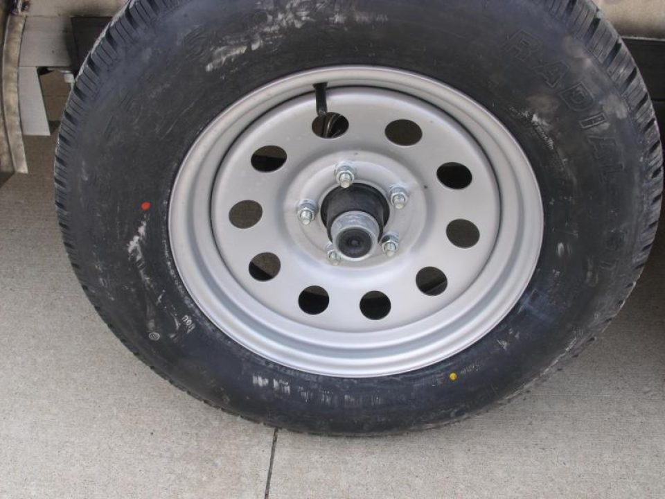 New Aluminum Trailer 83 X 14 Rear Gate  Brakes 7000 Gvwr