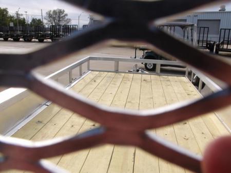 New Aluminum Trailer 83 X 14 Rear Gate  Brakes 7000 Gvwr