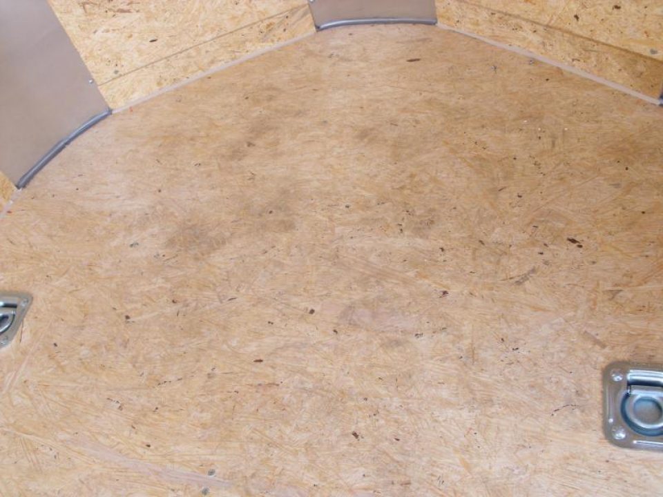 New Enclosed Trailer 5 X 10 Ramp 2990 Axle Black In Color  Extended Tongue All Tube Construction