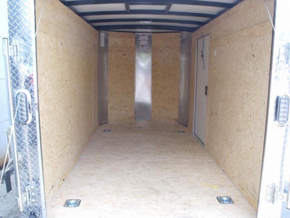 New Enclosed Trailer 5 X 10 Ramp 2990 Axle Black In Color  Extended Tongue All Tube Construction