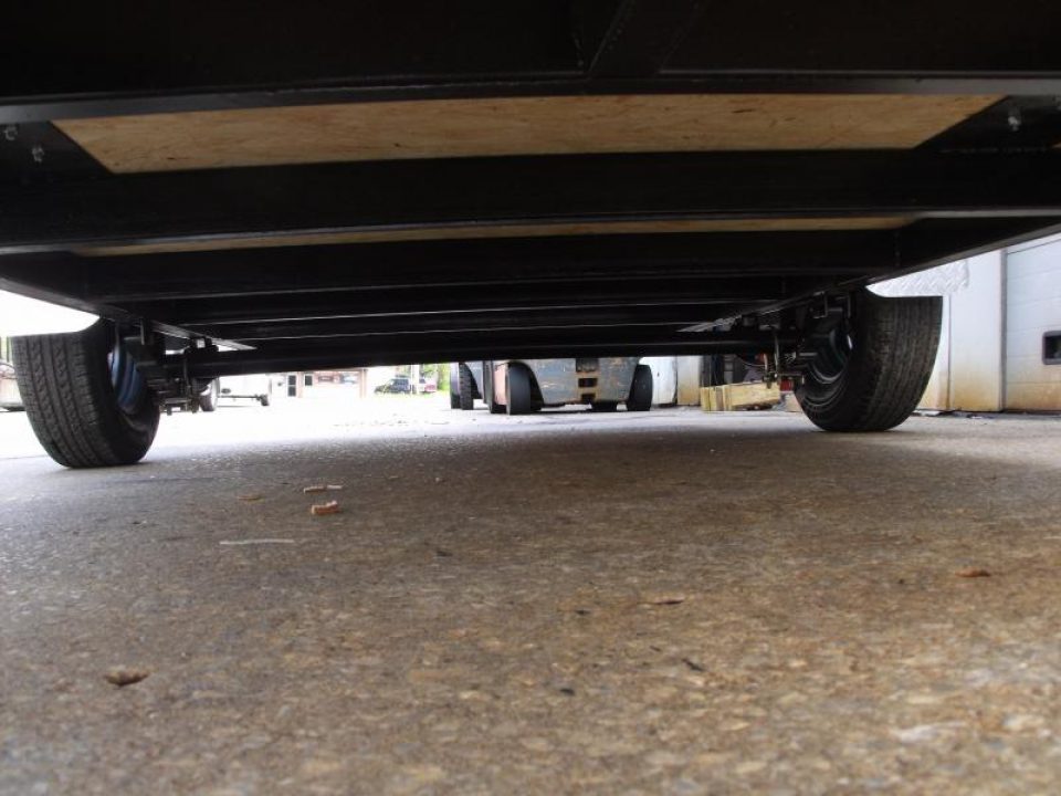 New Enclosed Trailer 5 X 10 Ramp 2990 Axle Black In Color  Extended Tongue All Tube Construction