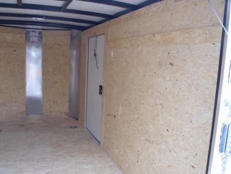 New Enclosed Trailer 5 X 10 Ramp 2990 Axle Black In Color  Extended Tongue All Tube Construction