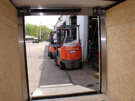 New Enclosed Trailer 5 X 10 Ramp 2990 Axle Black In Color  Extended Tongue All Tube Construction