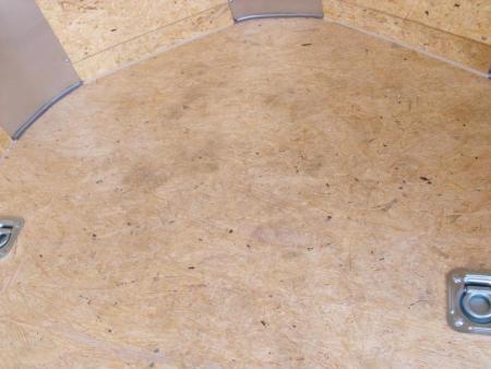 New Enclosed Trailer 5 X 10 Ramp 2990 Axle Black In Color  Extended Tongue All Tube Construction