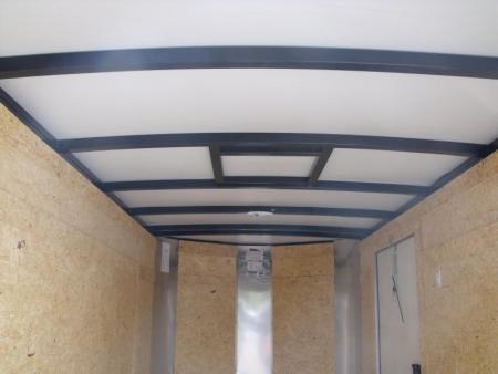 New Enclosed Trailer 5 X 10 Ramp 2990 Axle Black In Color  Extended Tongue All Tube Construction