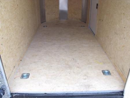 New Enclosed Trailer 5 X 10 Ramp 2990 Axle Black In Color  Extended Tongue All Tube Construction