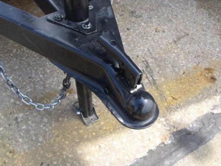 New Enclosed Trailer 5 X 10 Ramp 2990 Axle Black In Color  Extended Tongue All Tube Construction