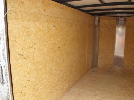 New Enclosed Trailer 5 X 10 Ramp 2990 Axle Black In Color  Extended Tongue All Tube Construction