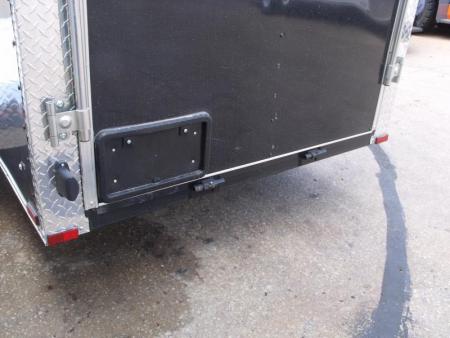 New Enclosed Trailer 5 X 10 Ramp 2990 Axle Black In Color  Extended Tongue All Tube Construction
