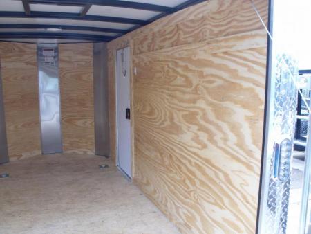 New HUGE SALE  Enclosed Trailer 5 X 10 Ramp 2990 Axle White In Color All Tube Construction