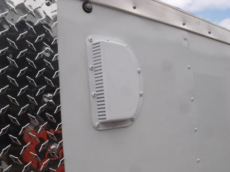 New HUGE SALE  Enclosed Trailer 5 X 10 Ramp 2990 Axle White In Color All Tube Construction