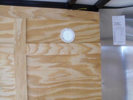 New HUGE SALE  Enclosed Trailer 5 X 10 Ramp 2990 Axle White In Color All Tube Construction