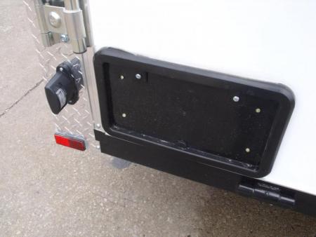 New HUGE SALE  Enclosed Trailer 5 X 10 Ramp 2990 Axle White In Color All Tube Construction