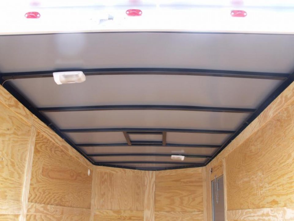 New HUGE SALE WHILE THE LAST  !!!  Enclosed Trailer 6 X 12  BARN DOOR    6' 9"  Interior White  In Color  All Tube Construction