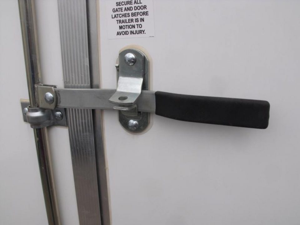 New HUGE SALE WHILE THE LAST  !!!  Enclosed Trailer 6 X 12  BARN DOOR    6' 9"  Interior White  In Color  All Tube Construction