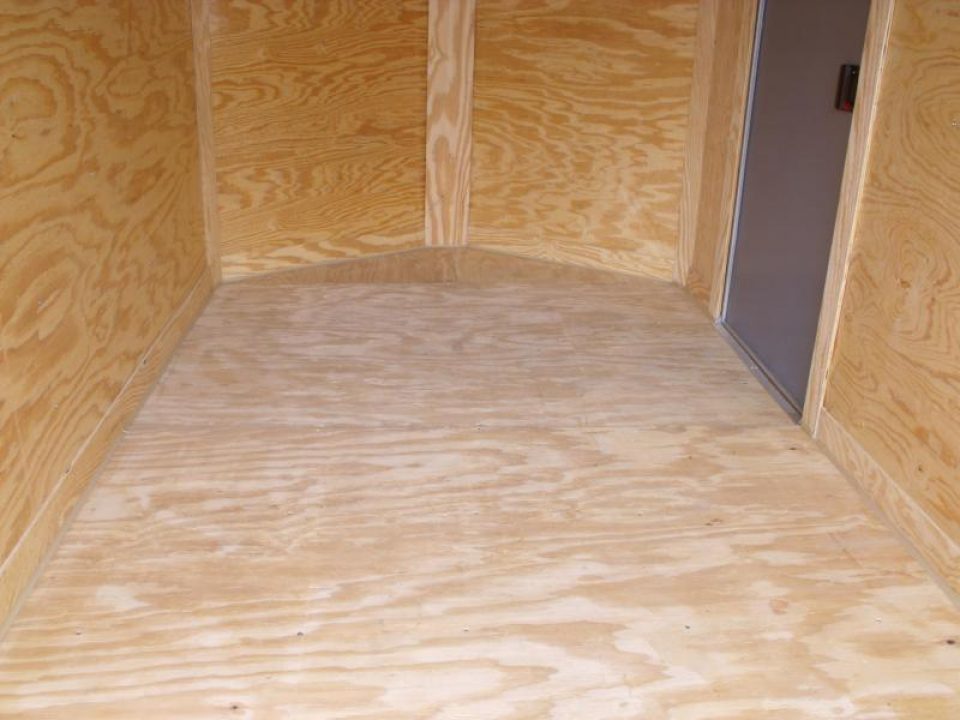 New HUGE SALE WHILE THE LAST  !!!  Enclosed Trailer 6 X 12  BARN DOOR    6' 9"  Interior White  In Color  All Tube Construction