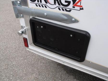 New HUGE SALE WHILE THE LAST  !!!  Enclosed Trailer 6 X 12  BARN DOOR    6' 9"  Interior White  In Color  All Tube Construction