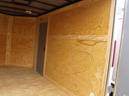 New HUGE SALE WHILE THE LAST  !!!  Enclosed Trailer 6 X 12  BARN DOOR    6' 9"  Interior White  In Color  All Tube Construction
