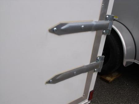 New HUGE SALE WHILE THE LAST  !!!  Enclosed Trailer 6 X 12  BARN DOOR    6' 9"  Interior White  In Color  All Tube Construction