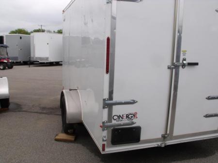 New HUGE SALE WHILE THE LAST  !!!  Enclosed Trailer 6 X 12  BARN DOOR    6' 9"  Interior White  In Color  All Tube Construction