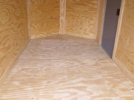 New HUGE SALE WHILE THE LAST  !!!  Enclosed Trailer 6 X 12  BARN DOOR    6' 9"  Interior White  In Color  All Tube Construction