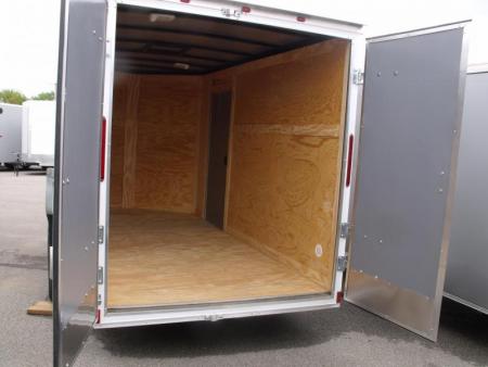 New HUGE SALE WHILE THE LAST  !!!  Enclosed Trailer 6 X 12  BARN DOOR    6' 9"  Interior White  In Color  All Tube Construction