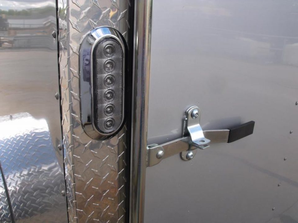 New HUGE SALE Enclosed Trailer 5 X 10 Ramp 2990 Axle Silver Mist  In Color All Tube Construction