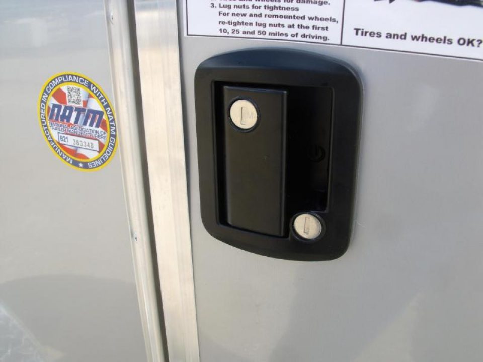 New HUGE SALE Enclosed Trailer 5 X 10 Ramp 2990 Axle Silver Mist  In Color All Tube Construction