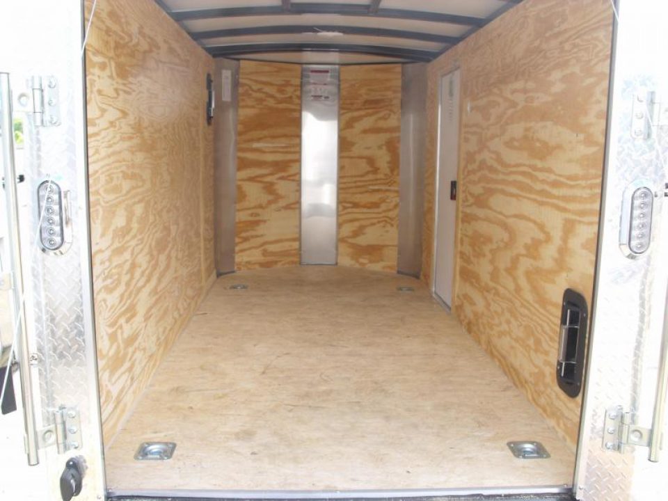 New HUGE SALE Enclosed Trailer 5 X 10 Ramp 2990 Axle Silver Mist  In Color All Tube Construction