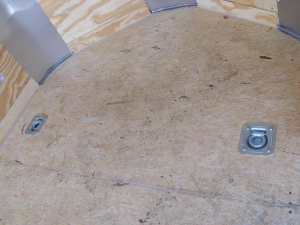 New HUGE SALE Enclosed Trailer 5 X 10 Ramp 2990 Axle Silver Mist  In Color All Tube Construction