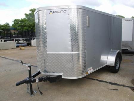 New HUGE SALE Enclosed Trailer 5 X 10 Ramp 2990 Axle Silver Mist  In Color All Tube Construction