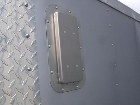 New HUGE SALE Enclosed Trailer 5 X 10 Ramp 2990 Axle Silver Mist  In Color All Tube Construction