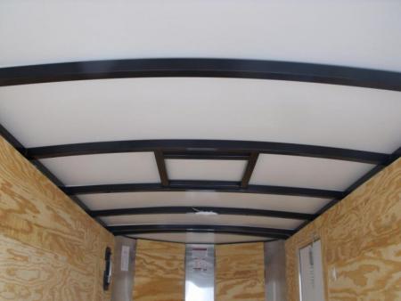 New HUGE SALE Enclosed Trailer 5 X 10 Ramp 2990 Axle Silver Mist  In Color All Tube Construction