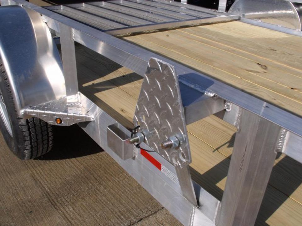 New Aluminum Utility Trailer  77 X 10  Utility Trailer  With  Electric Brakes