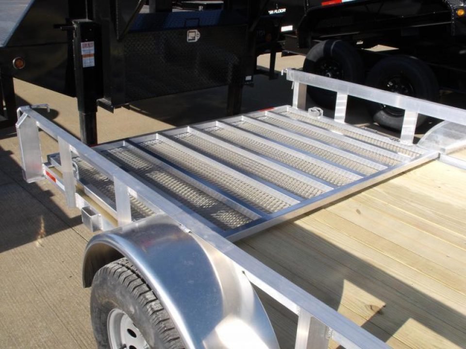 New Aluminum Utility Trailer  77 X 10  Utility Trailer  With  Electric Brakes