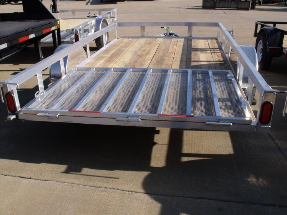 New Aluminum Utility Trailer  77 X 10  Utility Trailer  With  Electric Brakes
