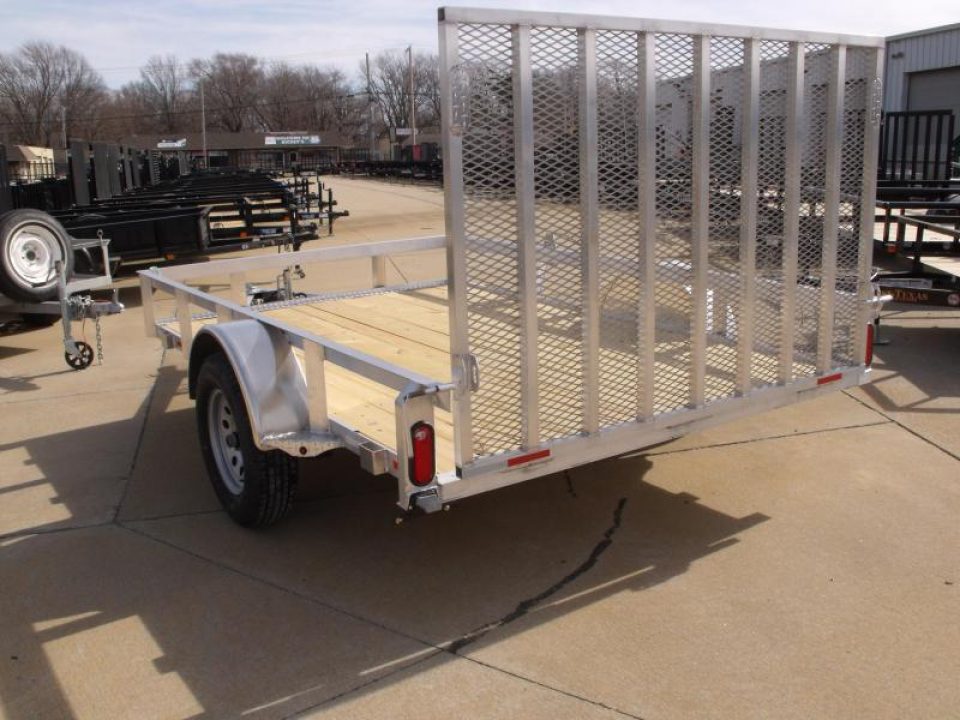 New Aluminum Utility Trailer  77 X 10  Utility Trailer  With  Electric Brakes