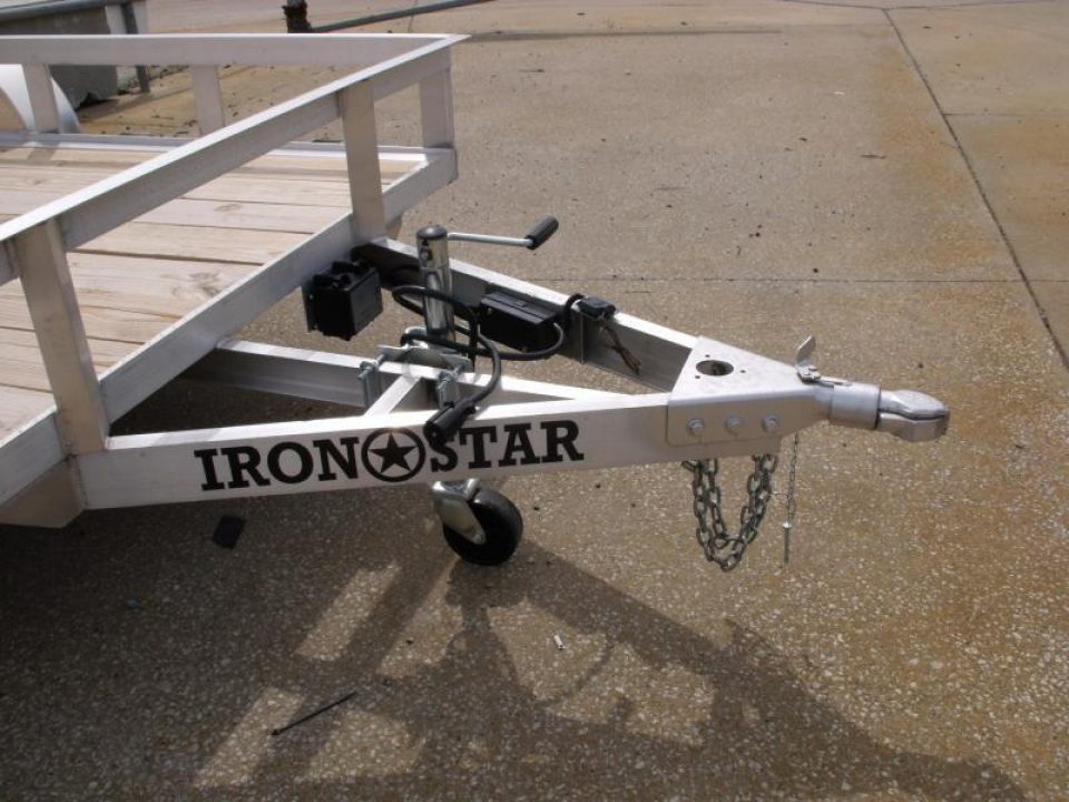 New Aluminum Utility Trailer  77 X 10  Utility Trailer  With  Electric Brakes