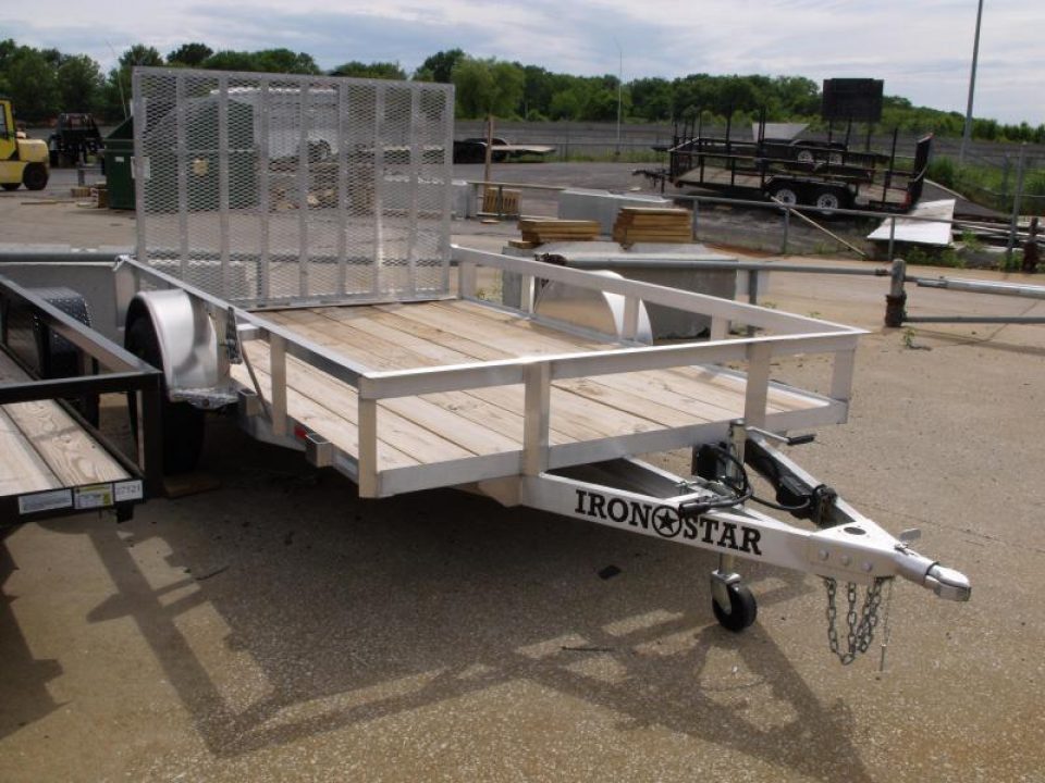 New Aluminum Utility Trailer  77 X 10  Utility Trailer  With  Electric Brakes