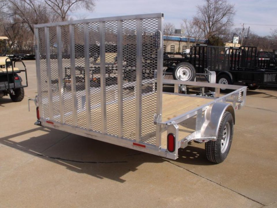 New Aluminum Utility Trailer  77 X 10  Utility Trailer  With  Electric Brakes