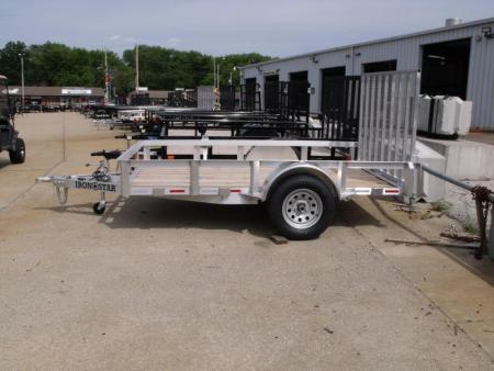 New Aluminum Utility Trailer  77 X 10  Utility Trailer  With  Electric Brakes