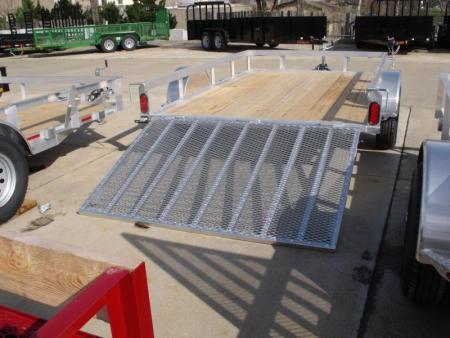 New Aluminum Utility Trailer  77 X 10  Utility Trailer  With  Electric Brakes