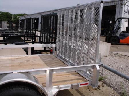New Aluminum Utility Trailer  77 X 10  Utility Trailer  With  Electric Brakes