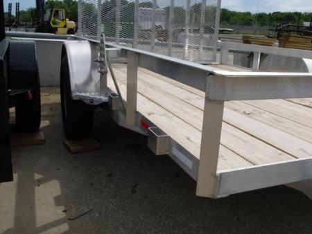 New Aluminum Utility Trailer  77 X 10  Utility Trailer  With  Electric Brakes