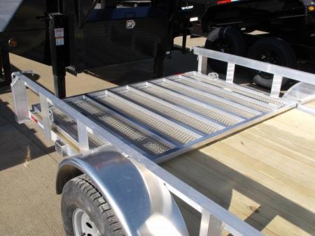 New Aluminum Utility Trailer  77 X 10  Utility Trailer  With  Electric Brakes