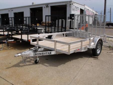 New Aluminum Utility Trailer  77 X 10  Utility Trailer  With  Electric Brakes